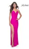 La Femme Strappy-Back Long Jersey Prom Dress 32152 sold by PromGirl