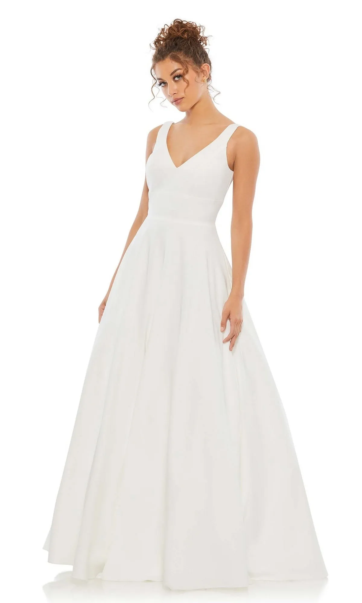 Classic Long Prom Ball Gown: Mac Duggal 48924 sold by PromGirl product image thumbnail 3