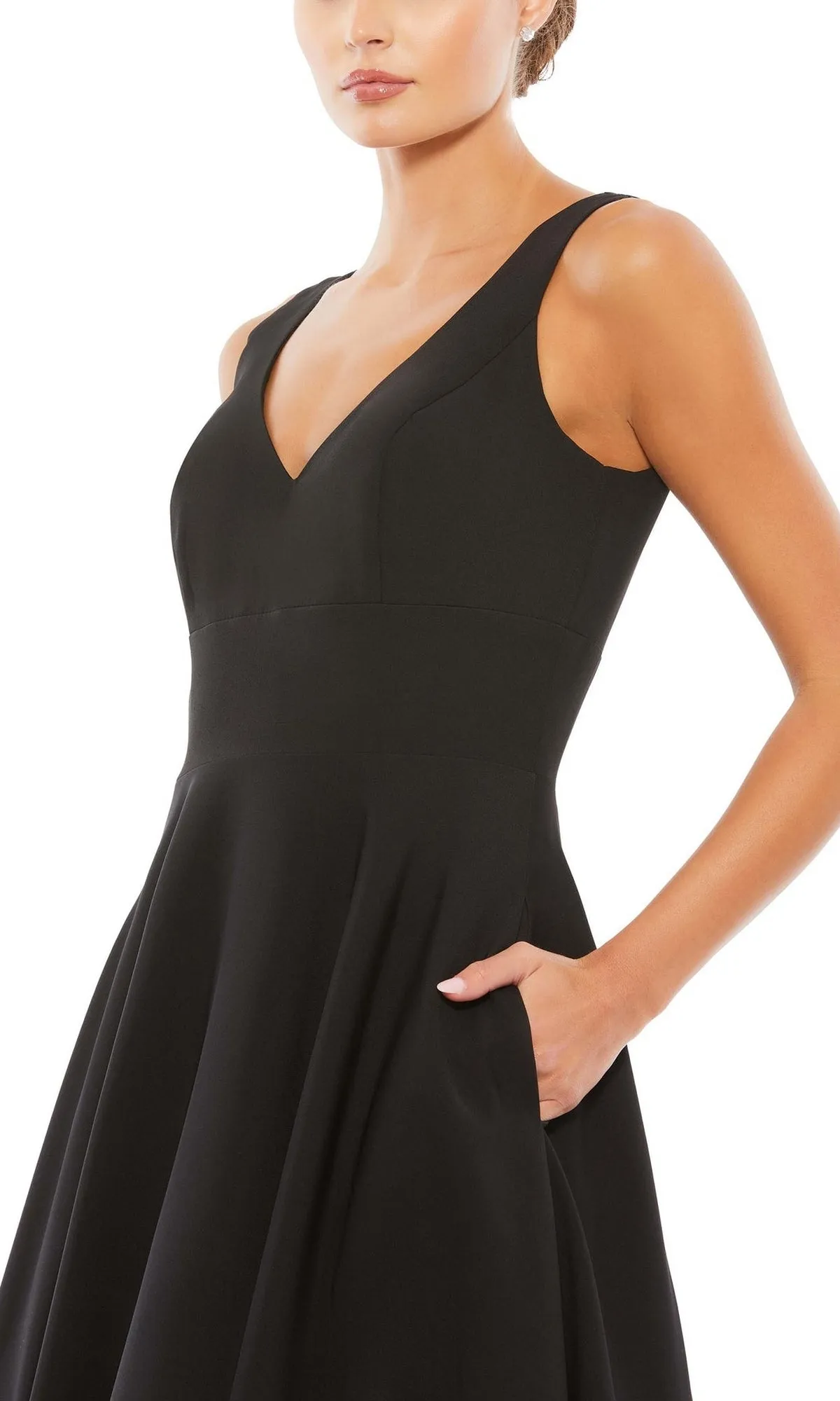 Classic Long Prom Ball Gown: Mac Duggal 48924 sold by PromGirl product image thumbnail 4