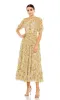 Short Sleeve Wedding Guest Dress: Mac Duggal 80111 sold by PromGirl