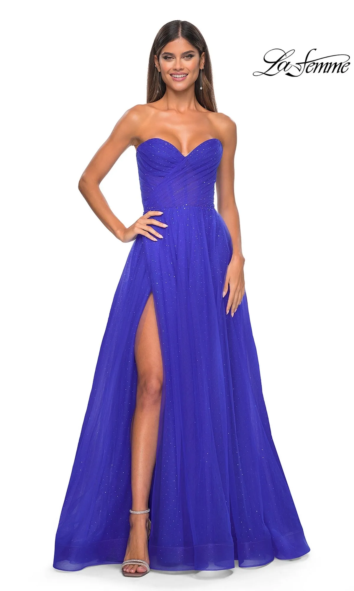 La Femme Strapless Long Prom Ball Gown 31997 sold by PromGirl product image thumbnail 4