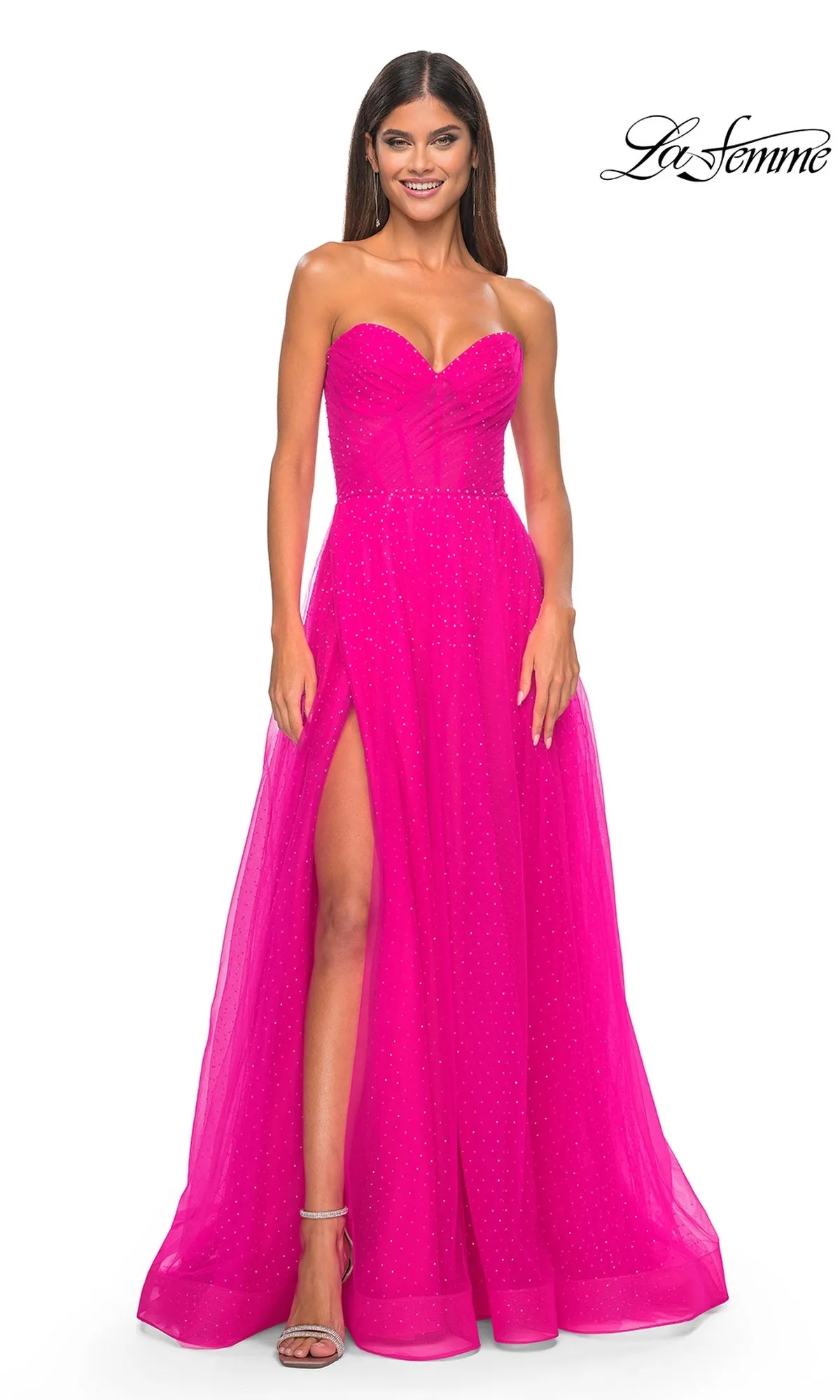La Femme Strapless Long Prom Ball Gown 31997 sold by PromGirl product image thumbnail 5