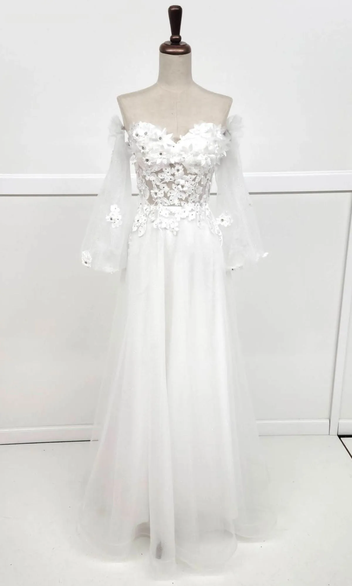 Long Sleeve Long Prom Ball Gown: Chicas CHF3096 sold by PromGirl product image thumbnail 4