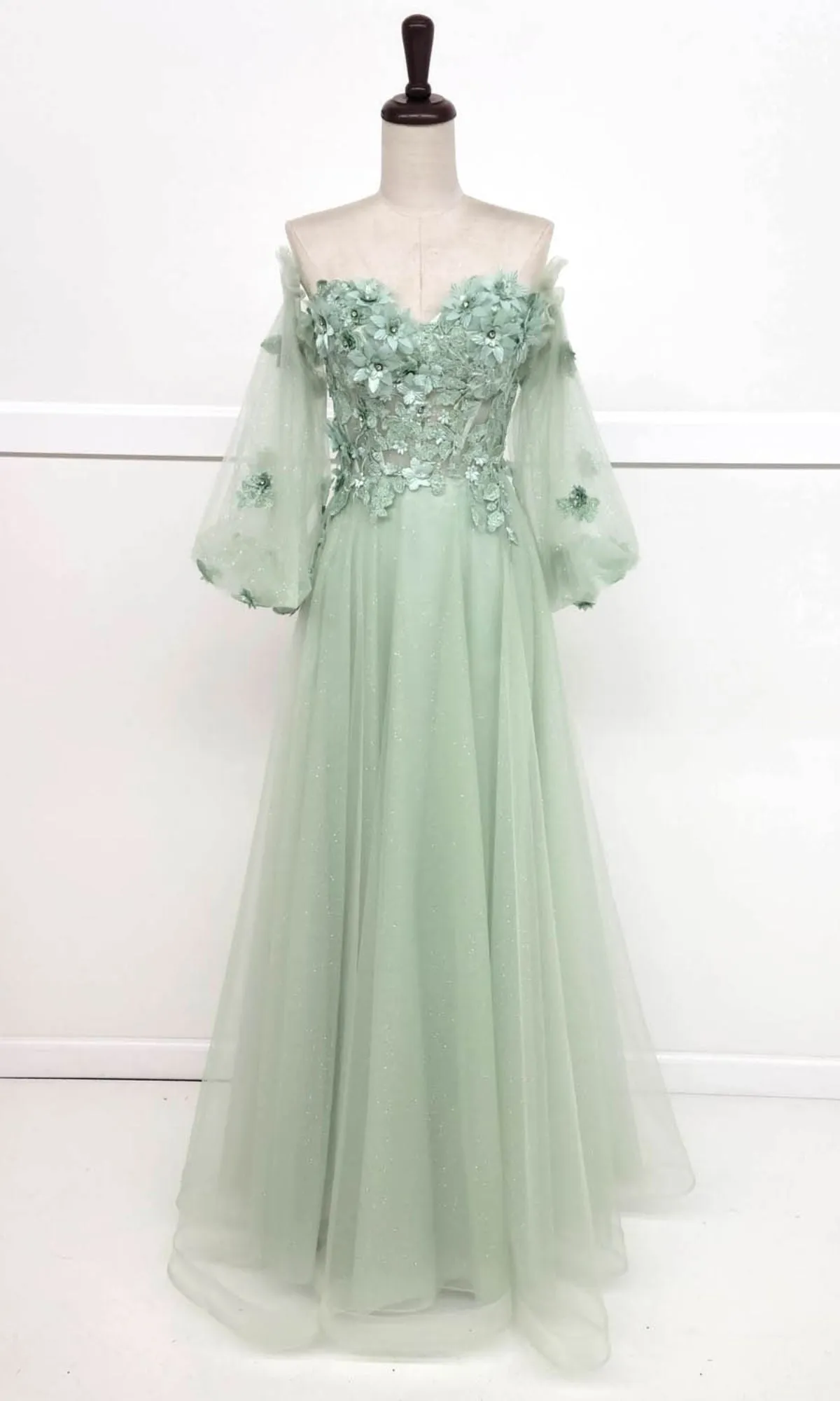 Long Sleeve Long Prom Ball Gown: Chicas CHF3096 sold by PromGirl product image thumbnail 5