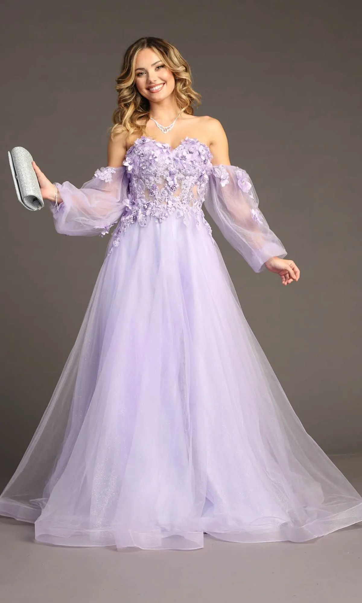 Long Sleeve Long Prom Ball Gown: Chicas CHF3096 sold by PromGirl