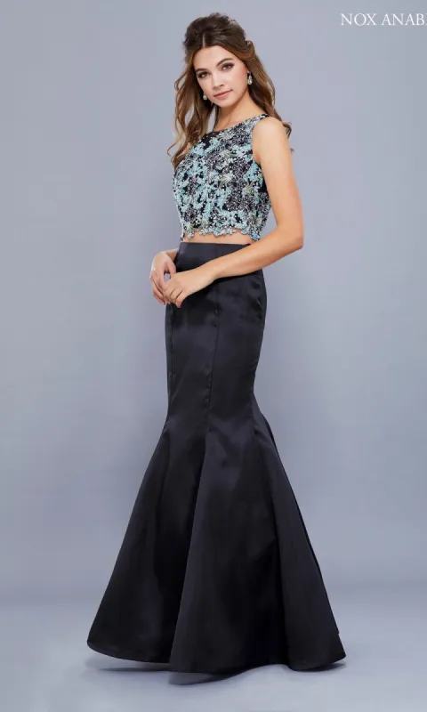 Long Two Piece Mermaid Prom Dress 8287 sold by PromGirl