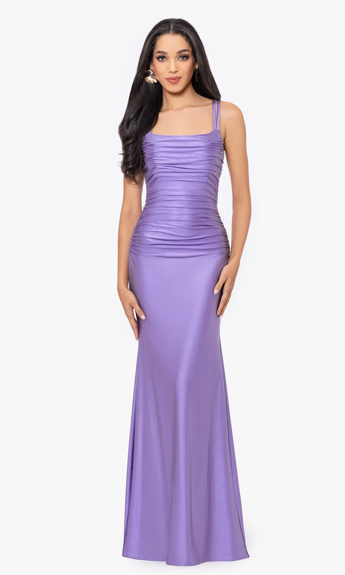 Blondie Nites Long Lavender Prom Dress 4639BN sold by PromGirl product image thumbnail 3
