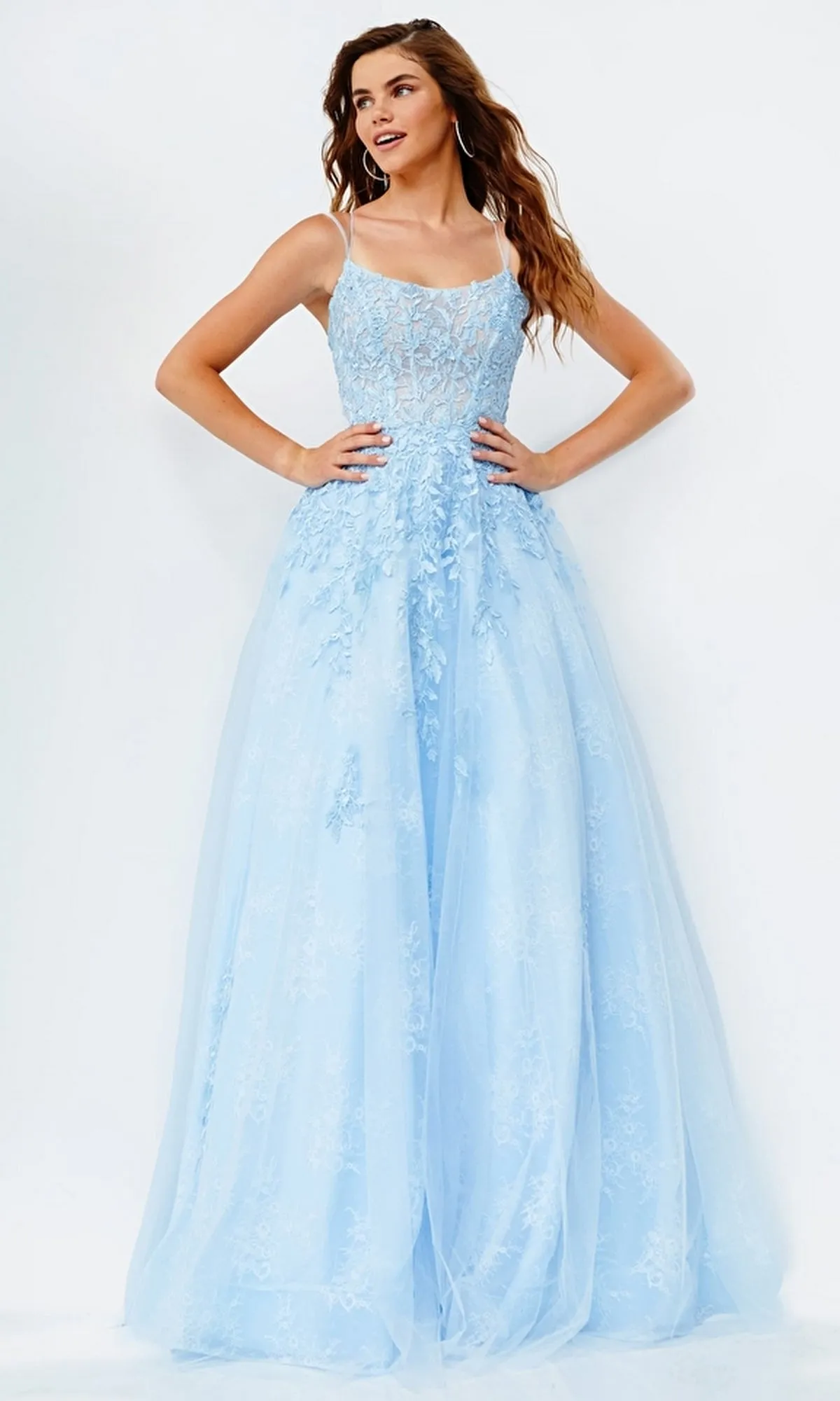 Long Prom Dress JVN06644 by JVN by Jovani sold by PromGirl product image thumbnail 3