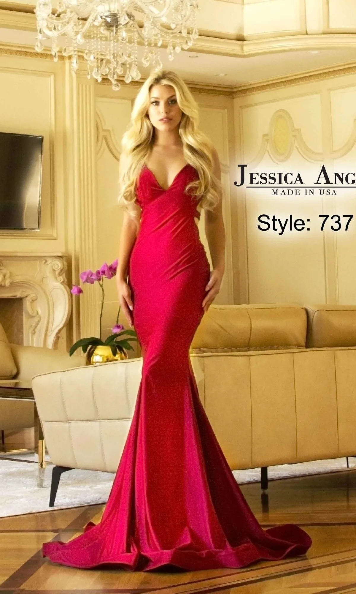 Tight Long Mermaid Prom Dress: Jessica Angel 737 sold by PromGirl product image thumbnail 3