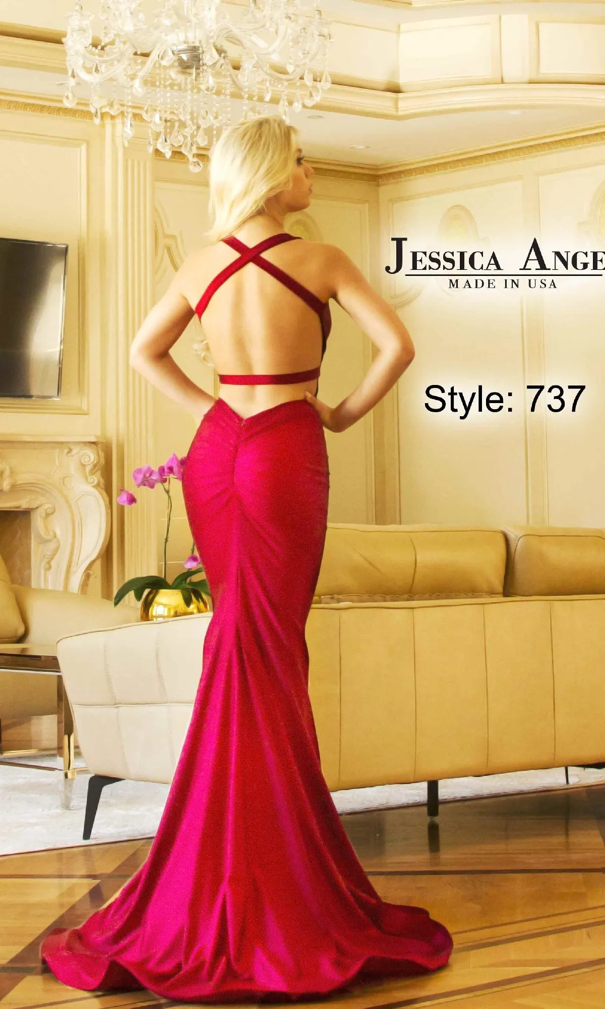 Tight Long Mermaid Prom Dress: Jessica Angel 737 sold by PromGirl product image thumbnail 2