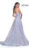 La Femme Strapless Long A-Line Corset Prom Dress 32082 sold by PromGirl