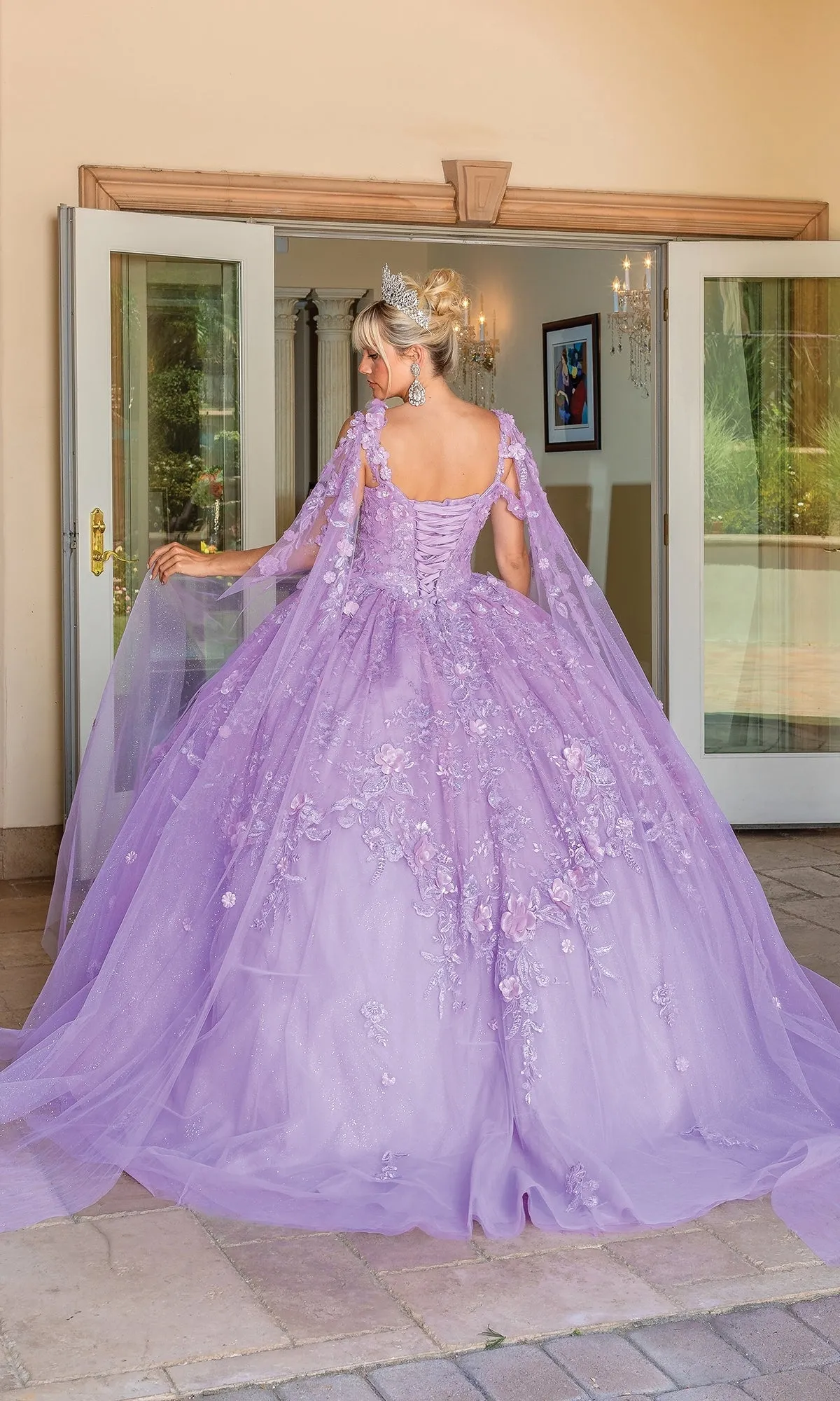 Quinceanera Dress 1664 By Dancing Queen sold by PromGirl product image thumbnail 2