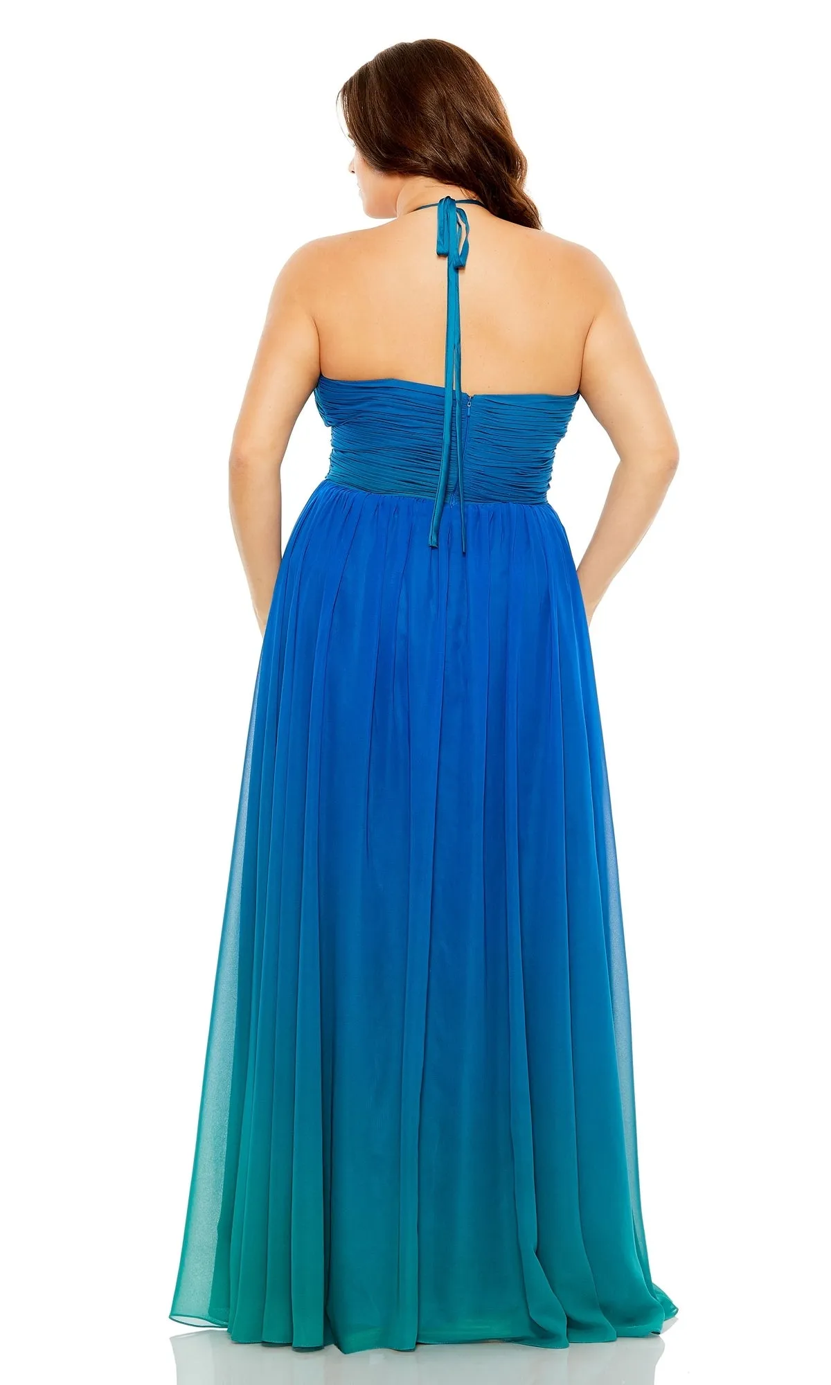 Long Plus-Size Formal Dress 77017 by Mac Duggal sold by PromGirl product image thumbnail 2