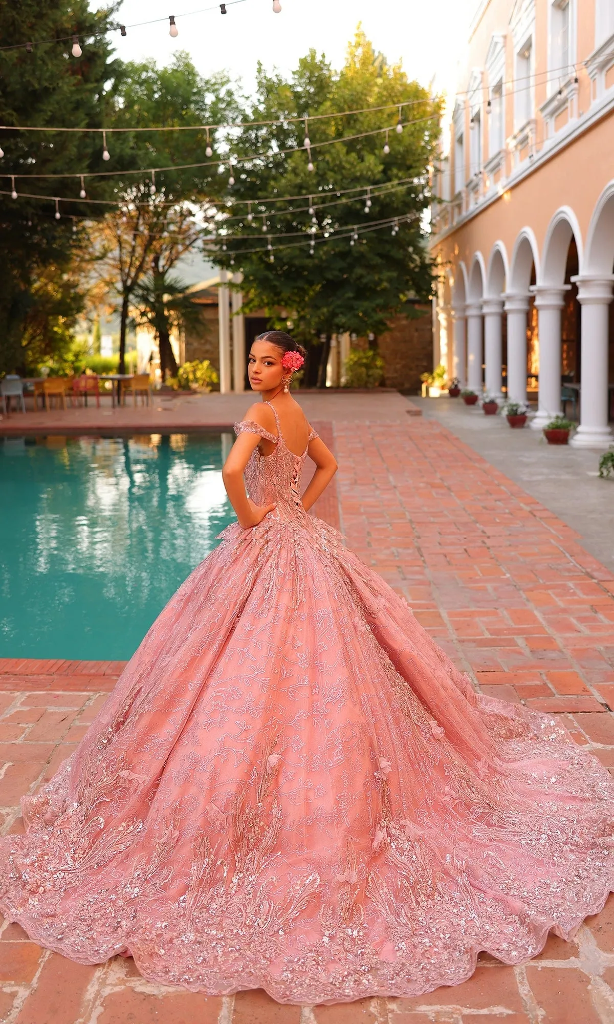 Quinceanera Dress 54310 By Amarra sold by PromGirl product image thumbnail 5