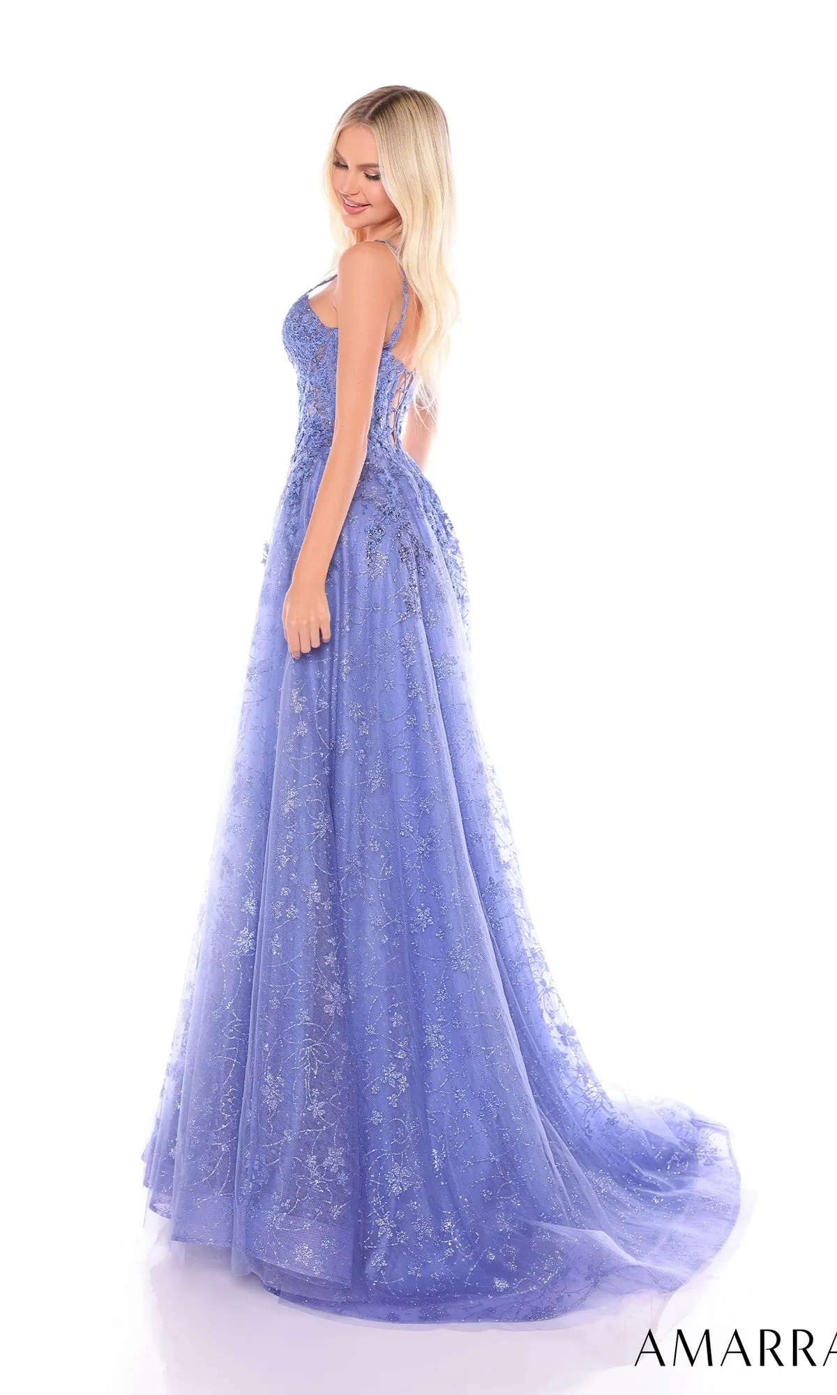 Long Formal Dress 88124 by Amarra sold by PromGirl product image thumbnail 2