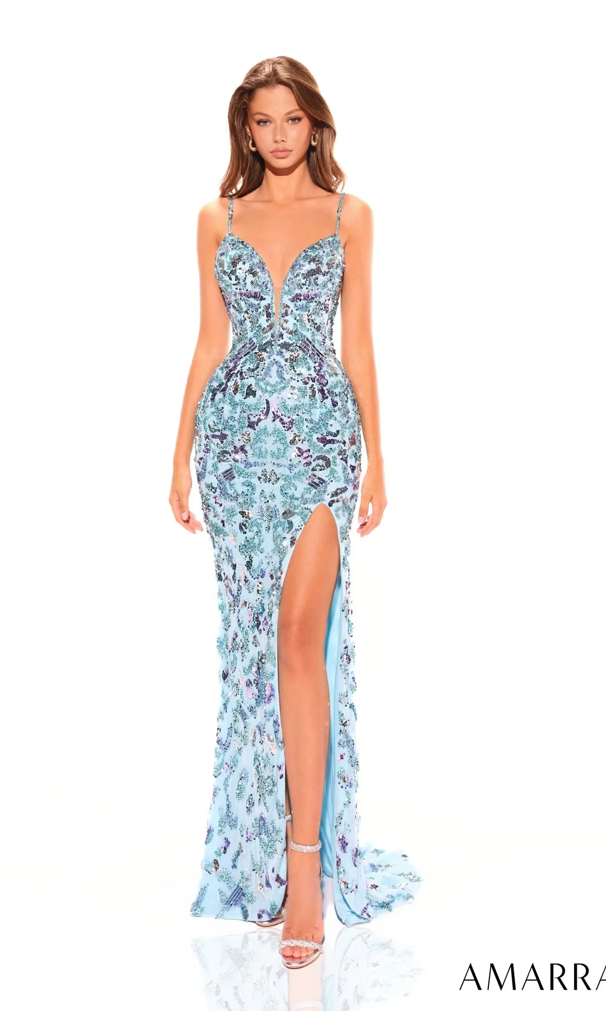 Amarra Long Prom Dress 94003 sold by PromGirl product image thumbnail 3