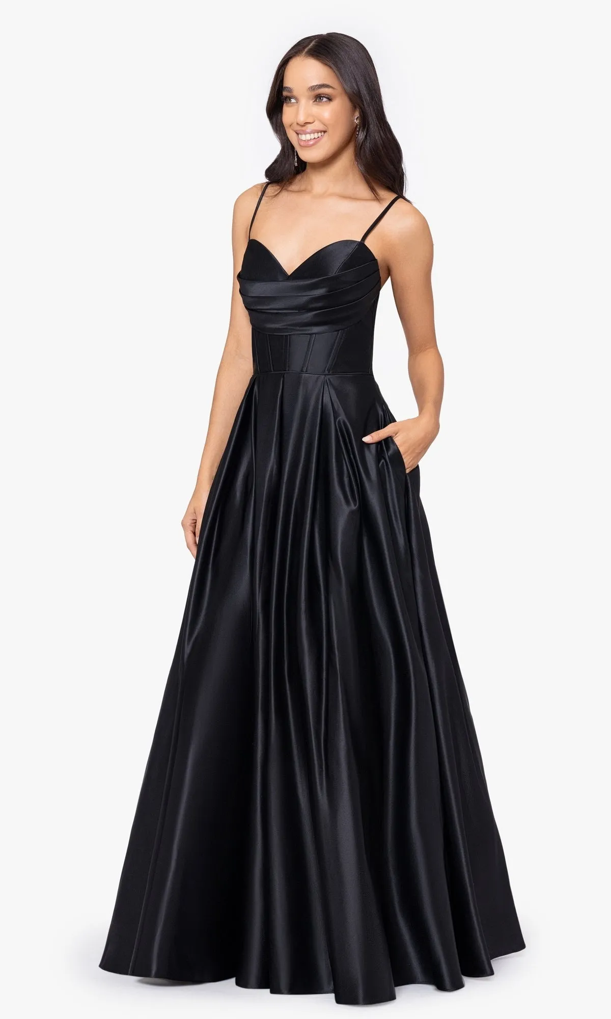 Blondie Nites Long Sweetheart Prom Dress 3946BN sold by PromGirl product image thumbnail 3