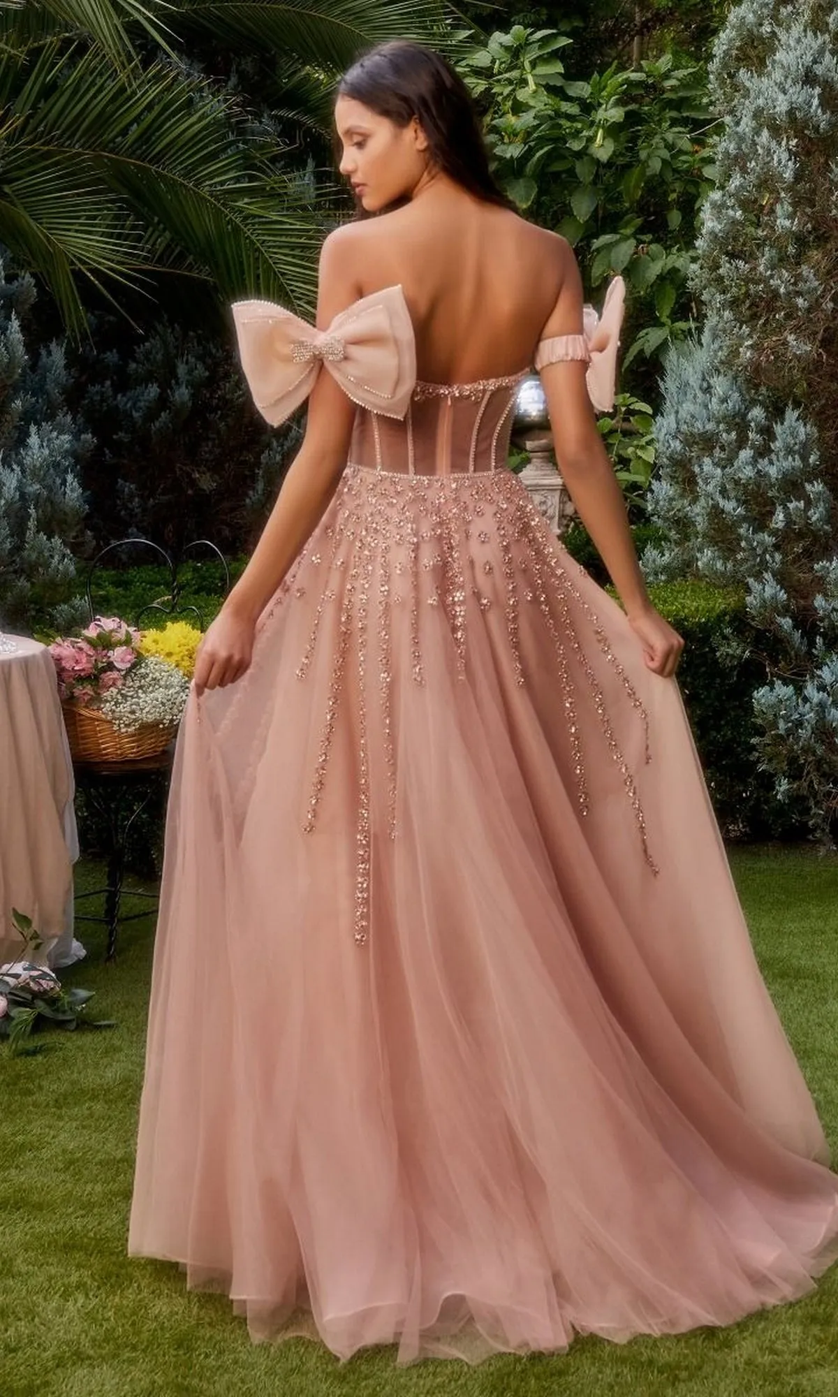 Strapless Long Prom Dress: Andrea and Leo A1338 sold by PromGirl product image thumbnail 2