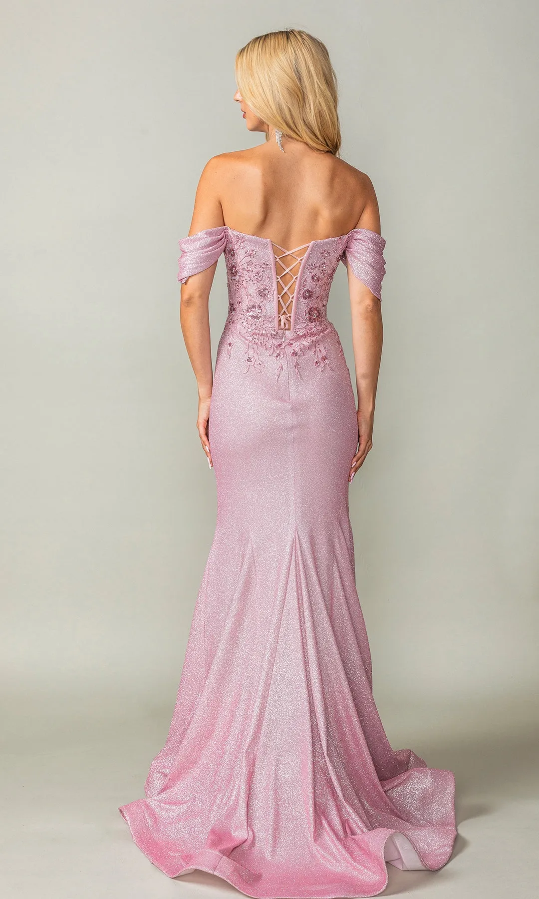 Off-Shoulder Long Prom Dress: Dancing Queen 4362 sold by PromGirl product image thumbnail 2