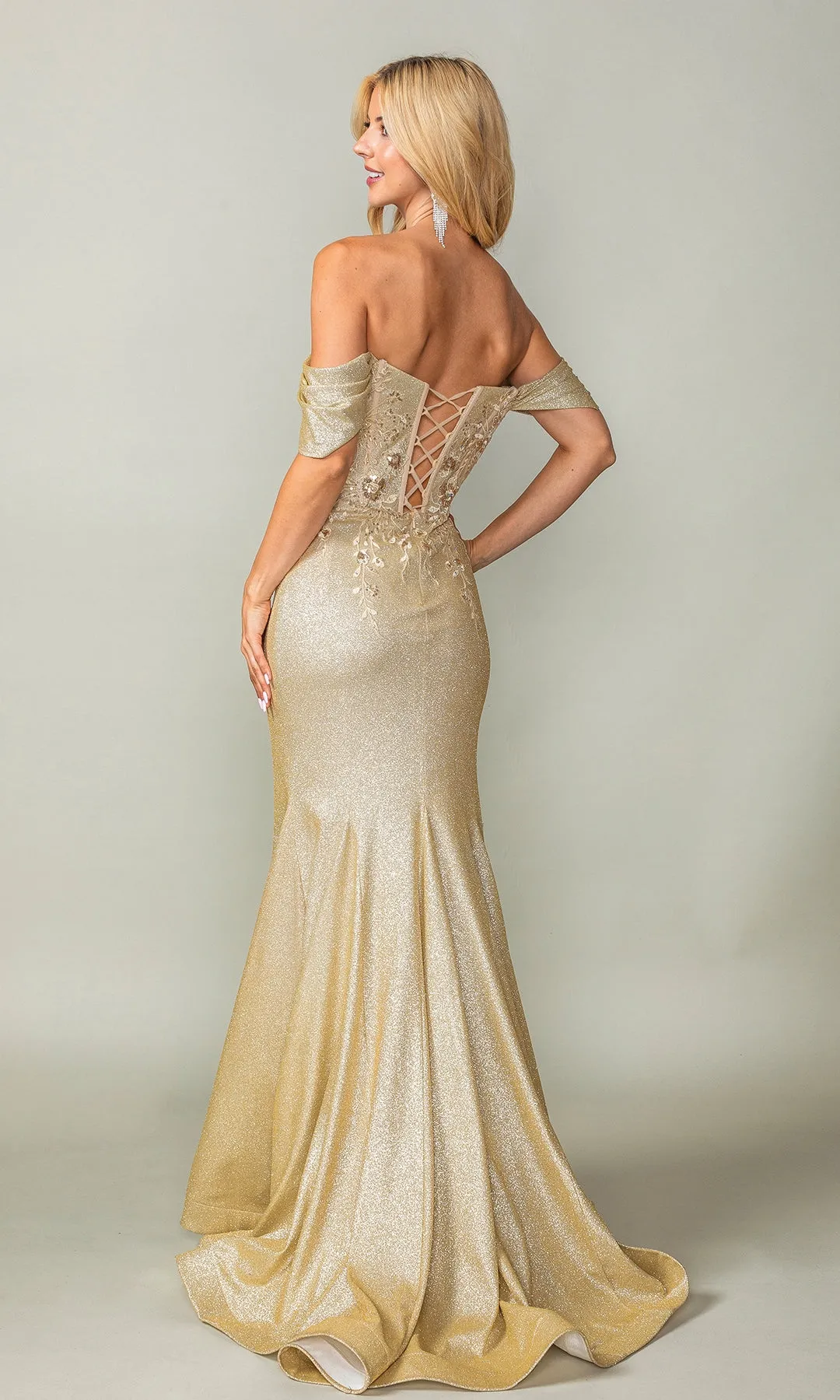 Off-Shoulder Long Prom Dress: Dancing Queen 4362 sold by PromGirl product image thumbnail 5