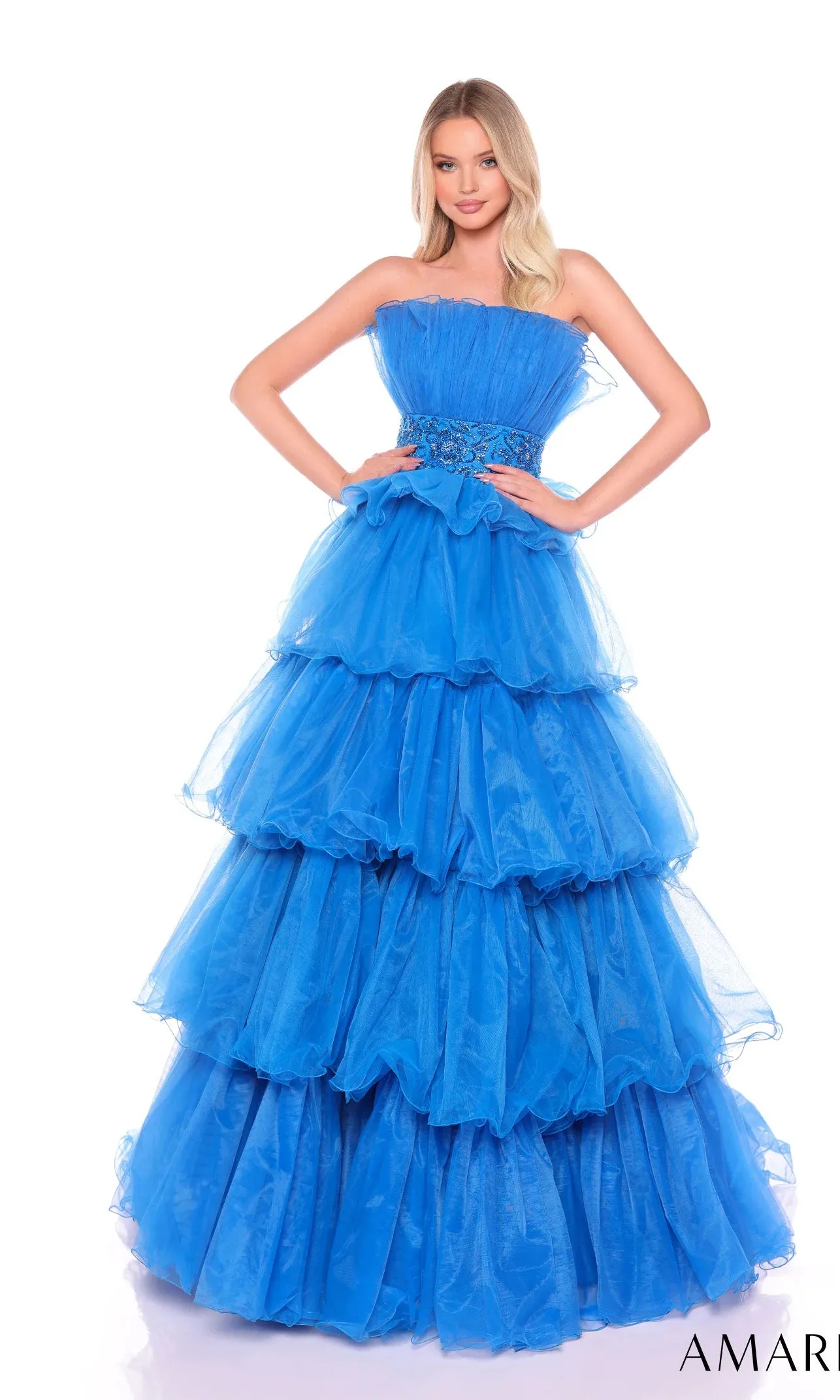 Long Formal Dress 88083 by Amarra sold by PromGirl product image thumbnail 3