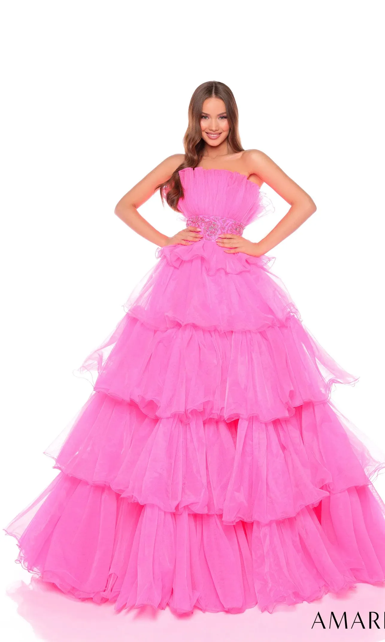 Long Formal Dress 88083 by Amarra sold by PromGirl product image thumbnail 5