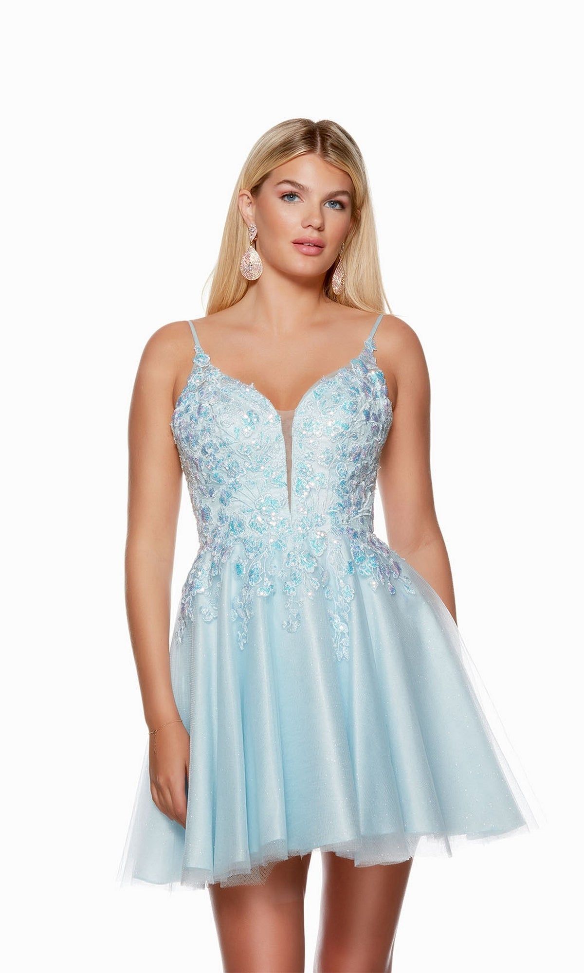 Corset-Bodice Short A-LIne Homecoming Dress 3132 sold by PromGirl