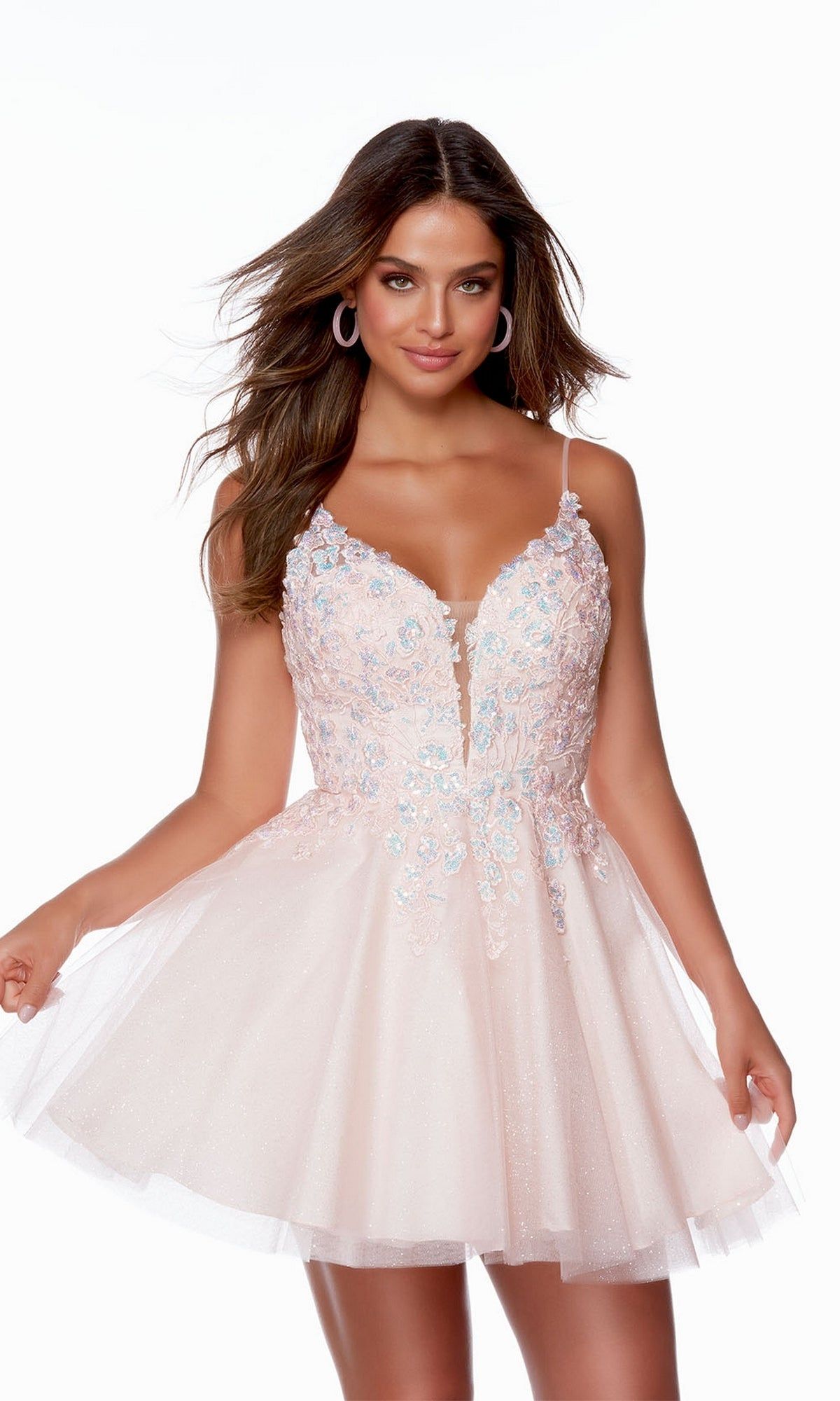 Corset-Bodice Short A-LIne Homecoming Dress 3132 sold by PromGirl product image thumbnail 3