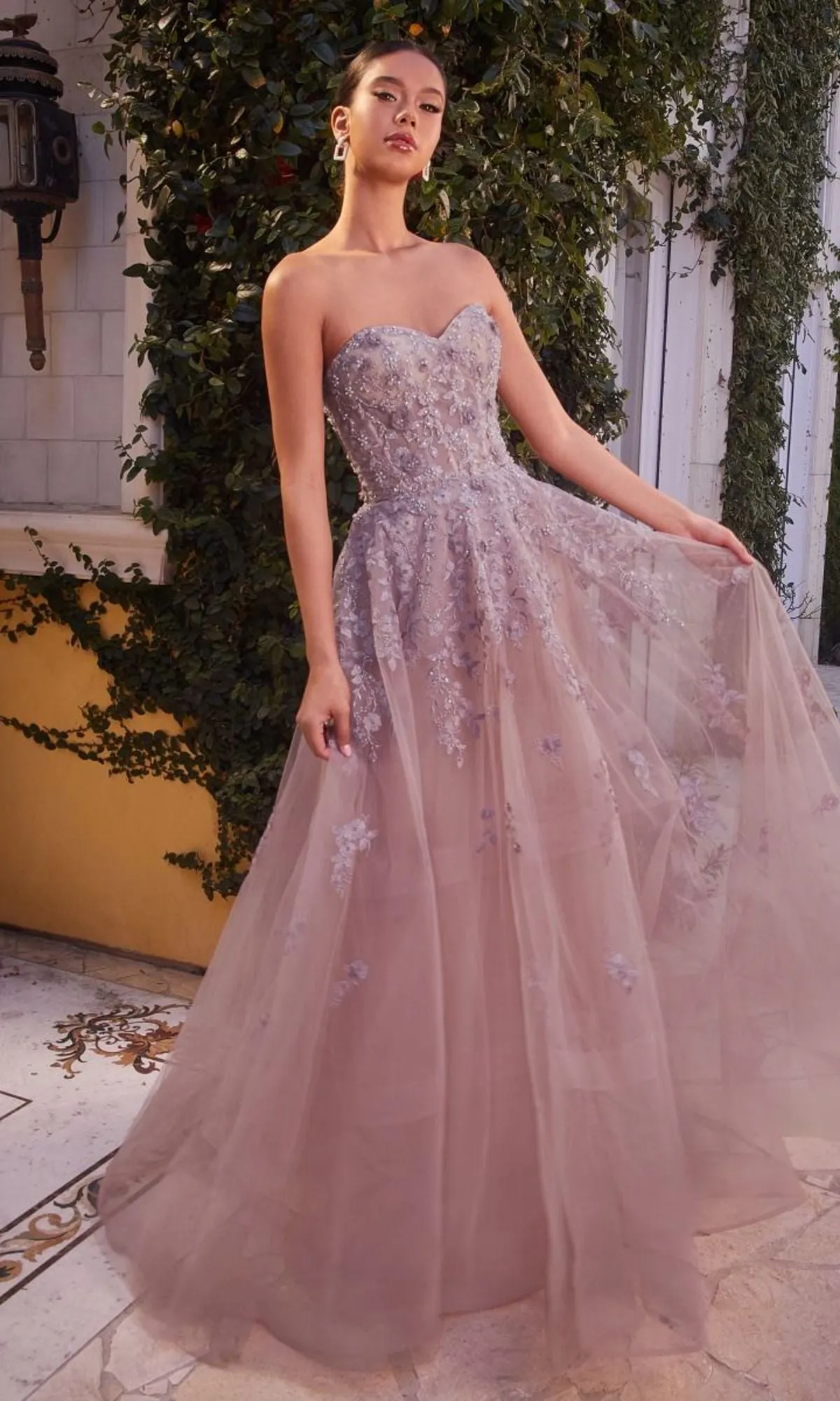 Long Strapless Sweetheart A-Line Prom Dress A1348 sold by PromGirl product image thumbnail 4
