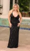 Primavera Plus-Size Long Beaded Prom Dress 14043 sold by PromGirl