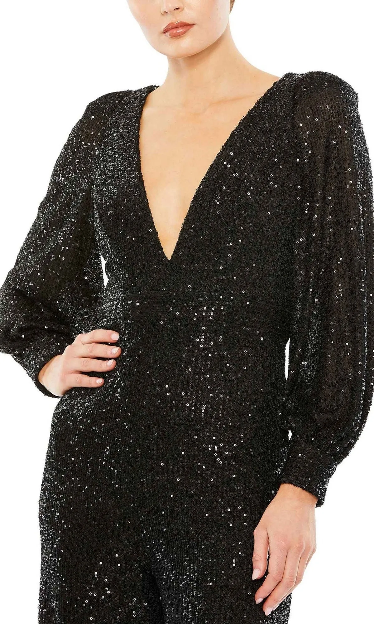 Long Formal Jumpsuit 42028 by Mac Duggal sold by PromGirl product image thumbnail 4