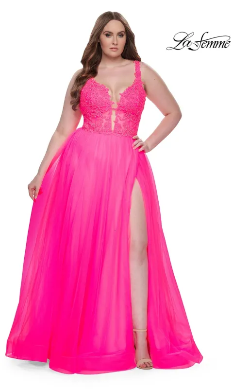 La Femme Long Prom Dress 31394 sold by PromGirl