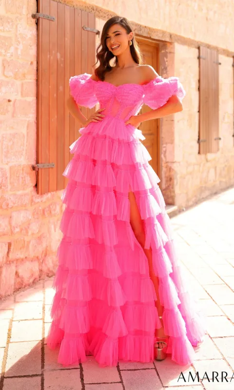 Amarra Long Prom Dress 94000 sold by PromGirl