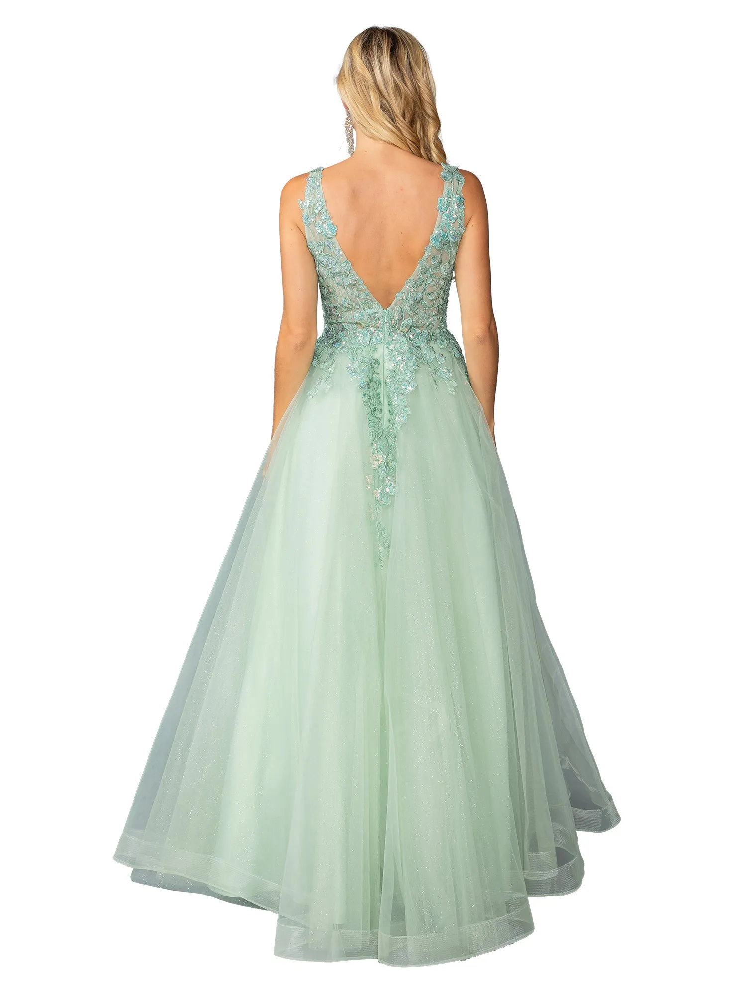 Pastel Long Prom Ball Gown: Dancing Queen 4430 sold by PromGirl product image thumbnail 2
