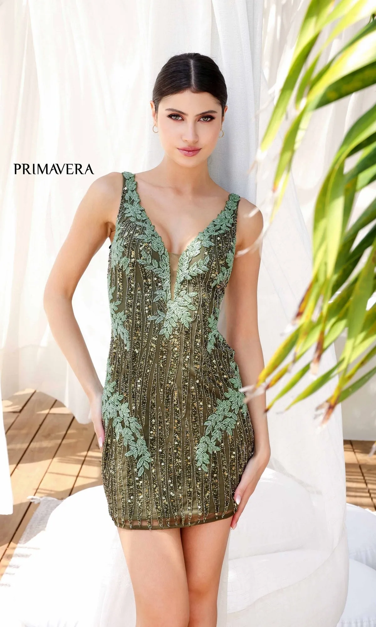 Short Homecoming Dress 4232 by Primavera sold by PromGirl product image thumbnail 4