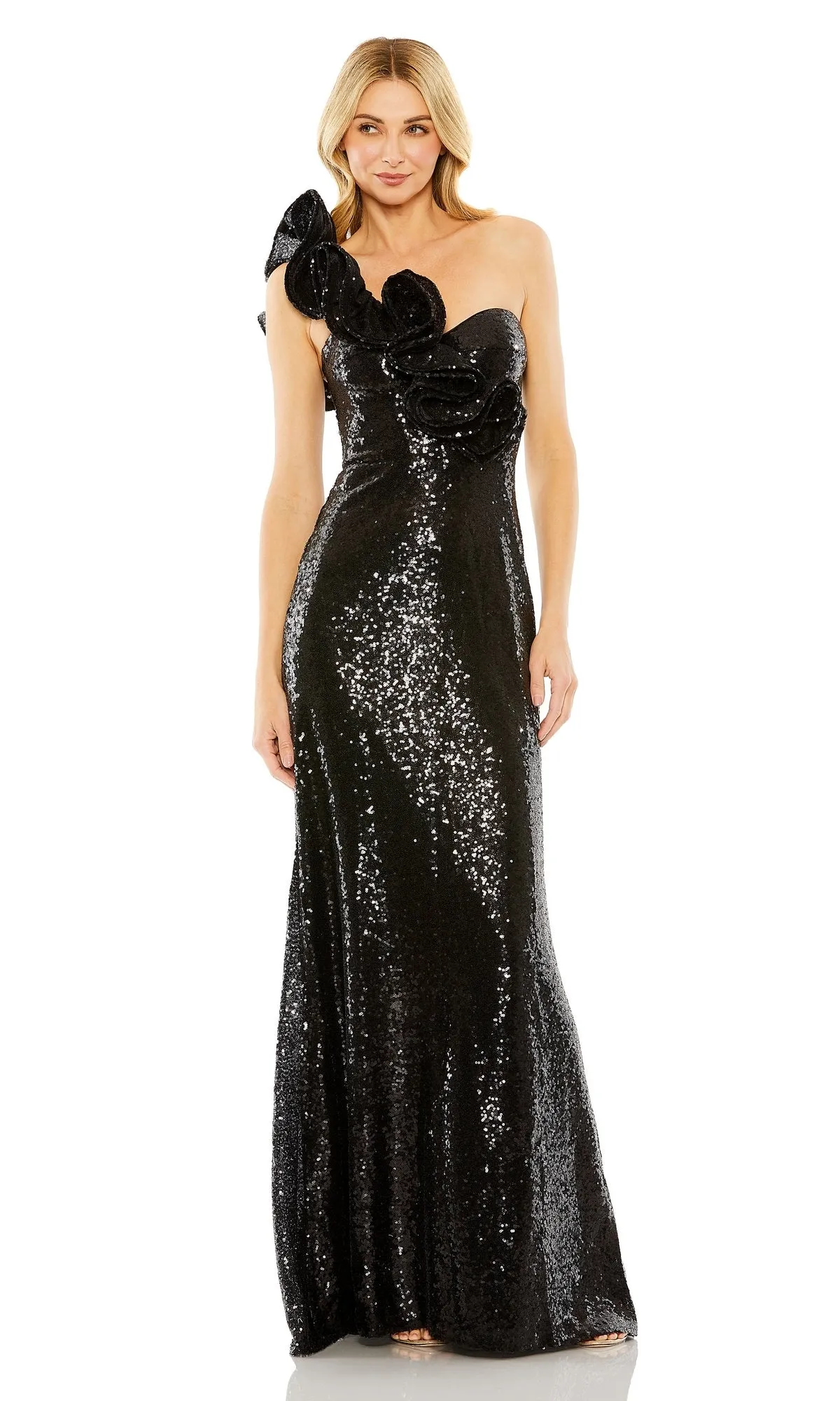 Long Sequin Formal Dress: Mac Duggal 68513 sold by PromGirl