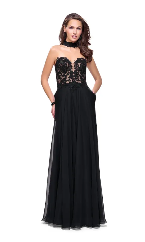 Long Prom Dress By La Femme 25450 sold by PromGirl
