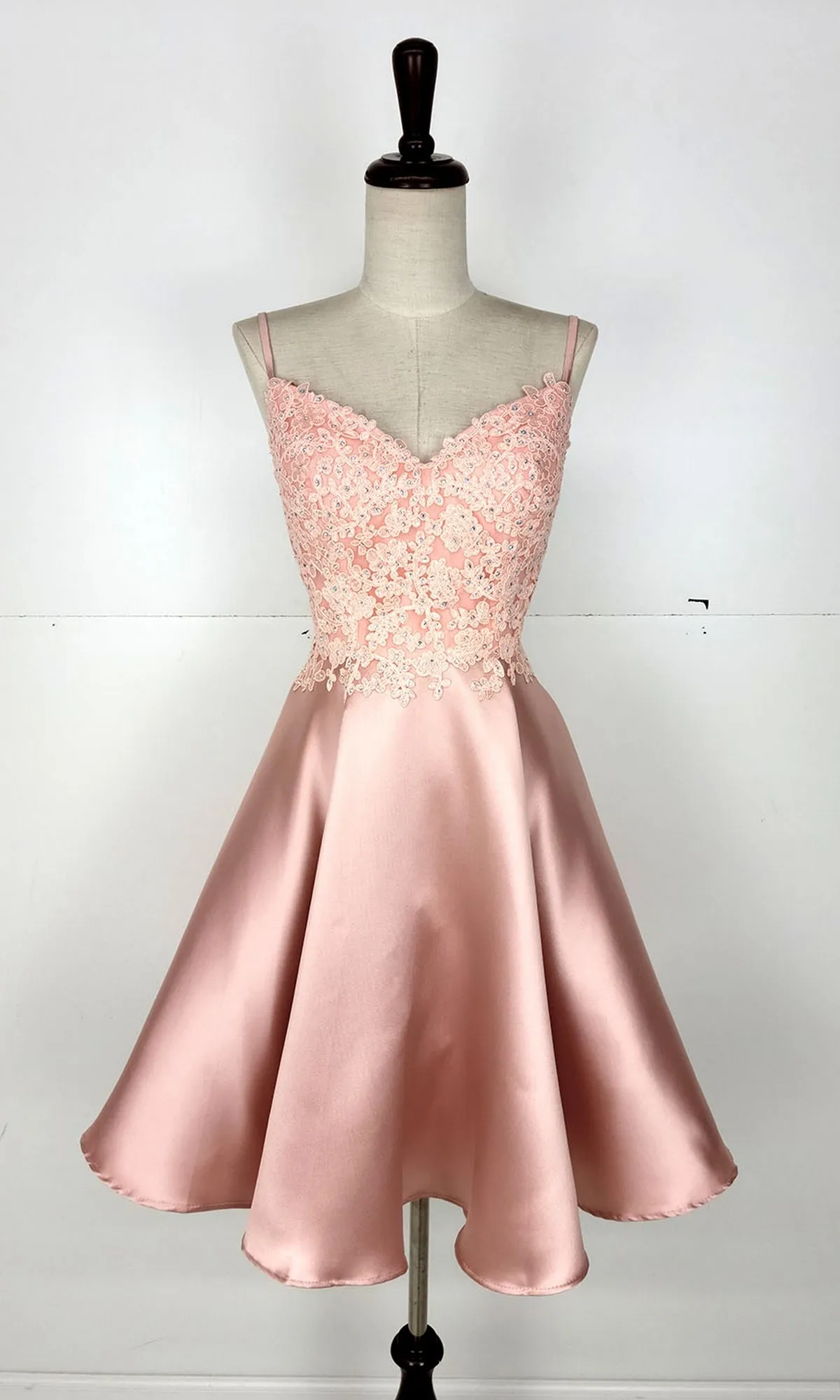 Beaded-Bodice Short A-Line Homecoming Dress XR6008 sold by PromGirl product image thumbnail 5