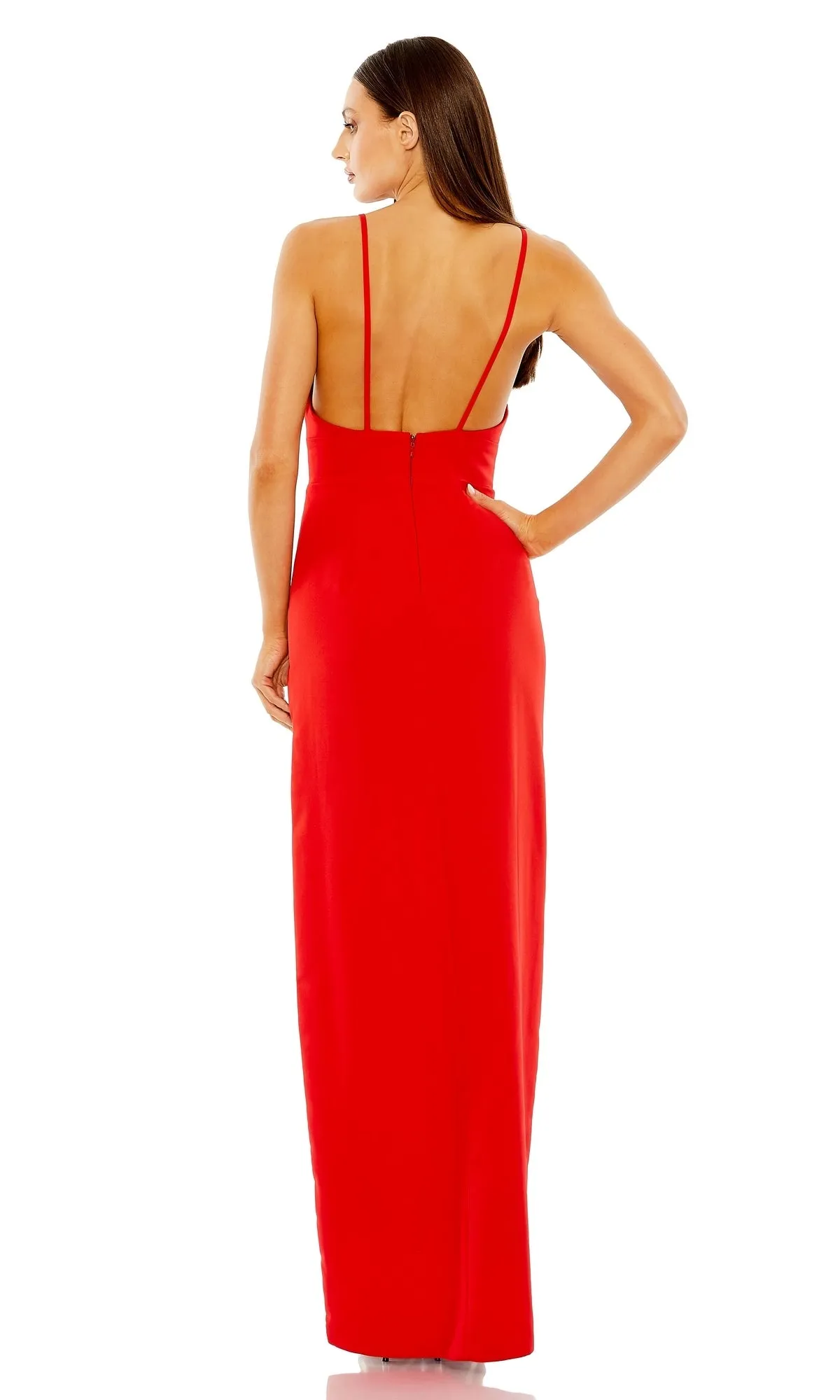 Cut-Out Long Red Formal Dress 27434 sold by PromGirl product image thumbnail 2