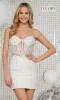 Short Strapless Glitter Homecoming Dress 3364 sold by PromGirl