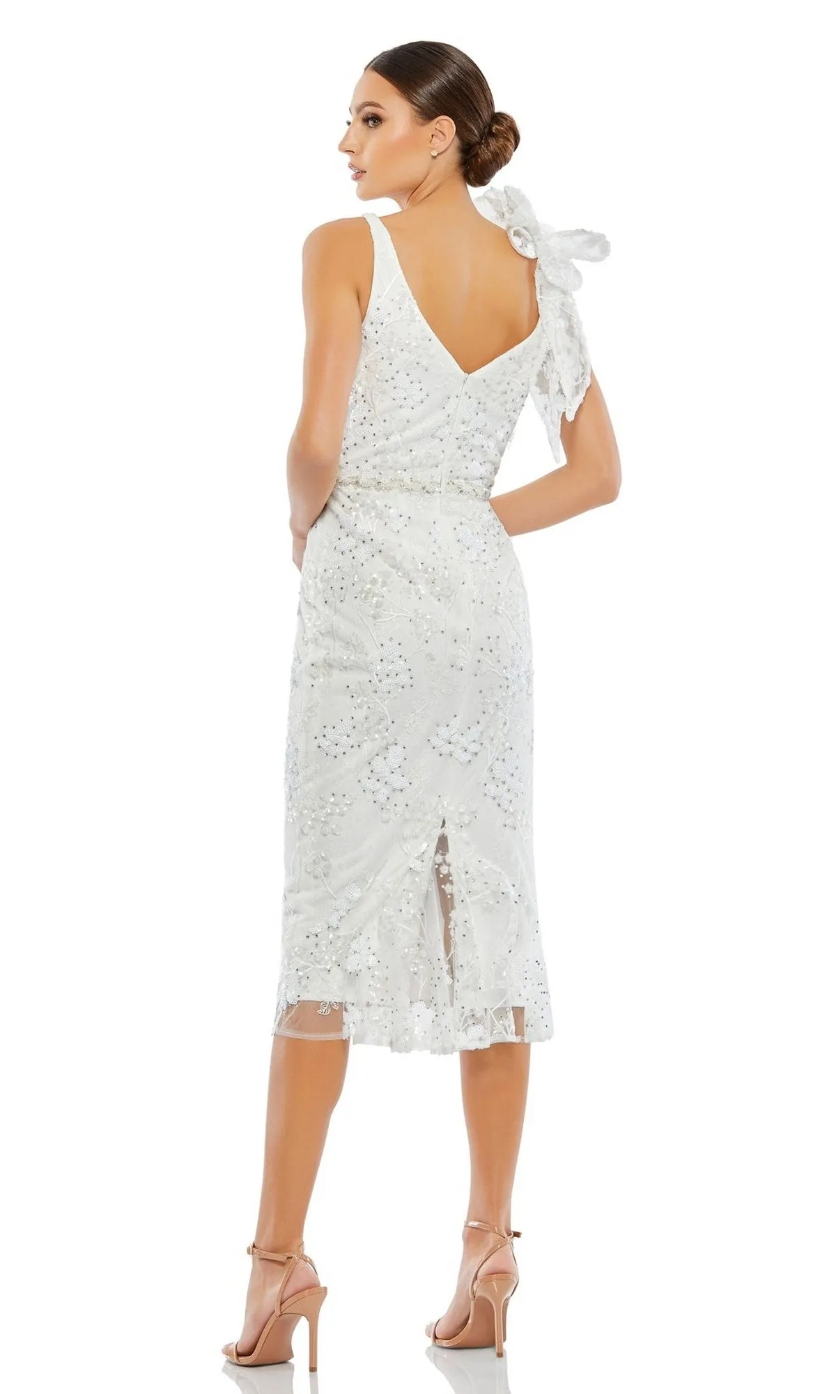 Short Wedding Guest Dress 79337 by Mac Duggal sold by PromGirl product image thumbnail 5