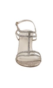 Sam Champagne Black Heel Prom Shoes 4598 sold by PromGirl