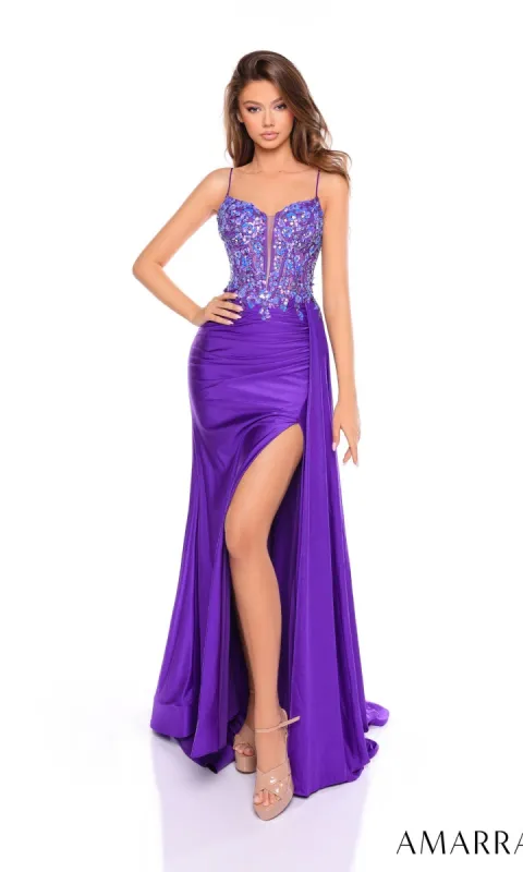 Long Formal Dress 88114 by Amarra sold by PromGirl