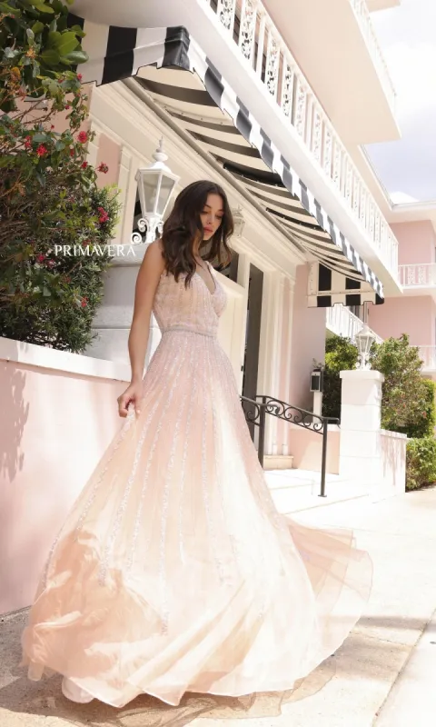 Long Prom Dress 12116 by Primavera sold by PromGirl