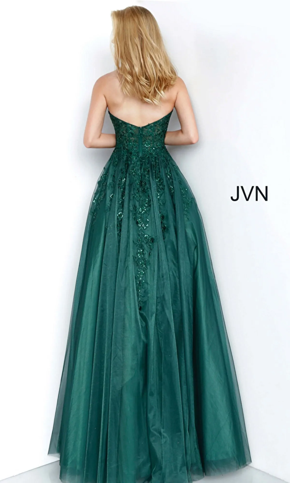 Strapless Long Ball Gown: Jovani 00915 sold by PromGirl product image thumbnail 2