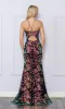Cut-Out Sequin-Print Long Prom Dress R1439 sold by PromGirl