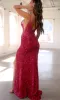 Sheer-Corset Long Sequin Prom Dress CD840 sold by PromGirl