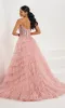 Tiffany Ruffled Glitter Tulle Prom Ball Gown 16099 sold by PromGirl