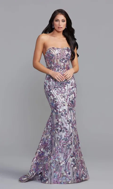 PromGirl Strapless Long Mermaid Prom Dress sold by PromGirl