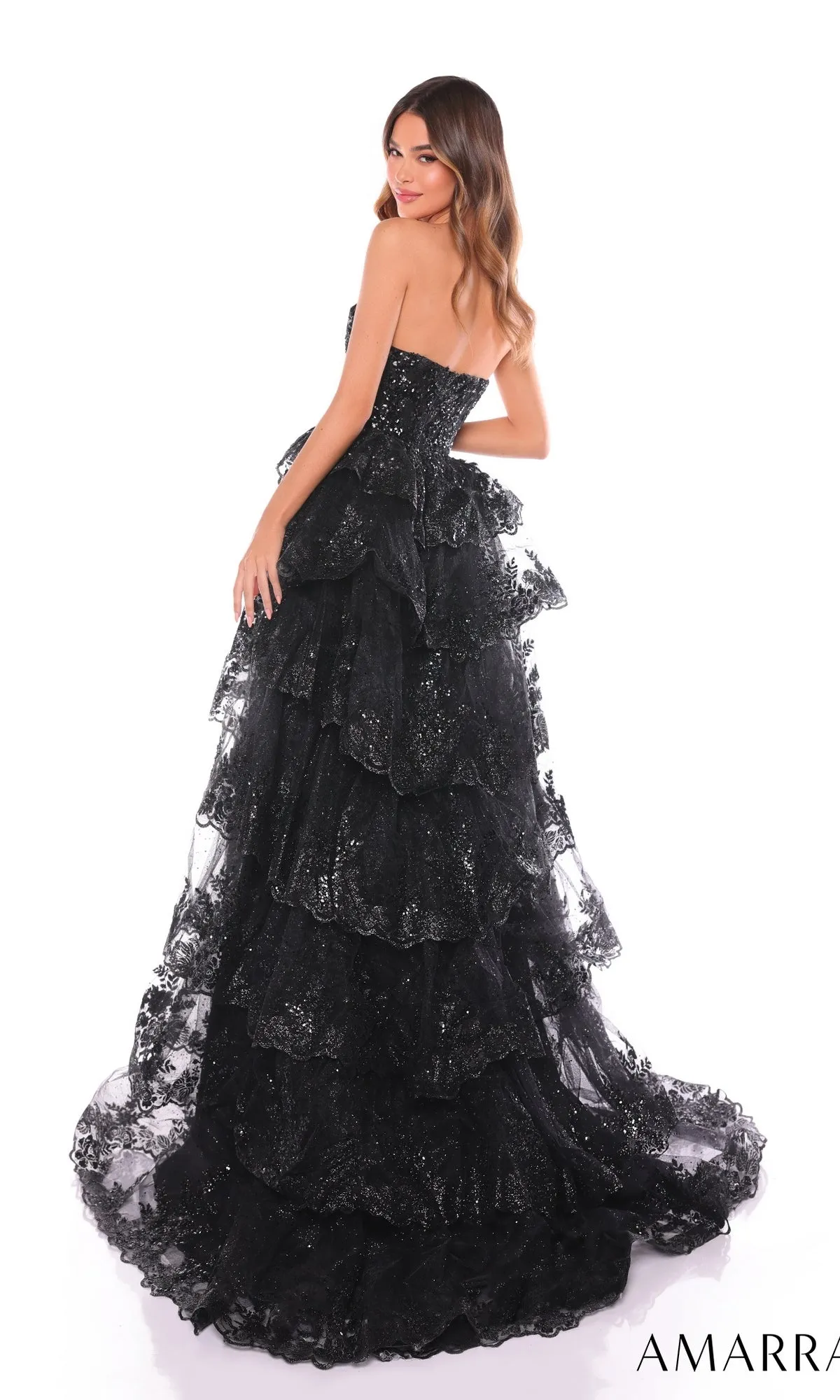 Long formal Dress 88499 by Amarra sold by PromGirl product image thumbnail 2